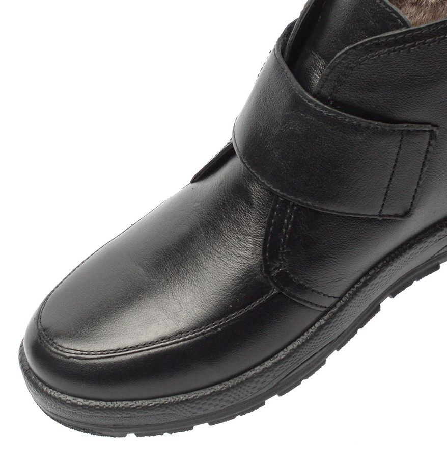 женские ботинки натуральная кожа / натуральный мех алми россия