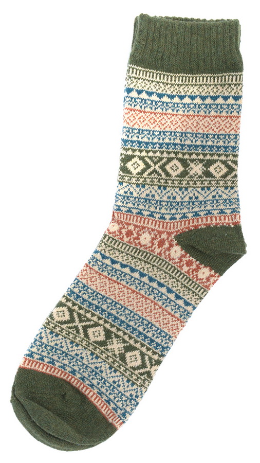 носки женские мелкий орнамент 36-41 шерсть tutu anna