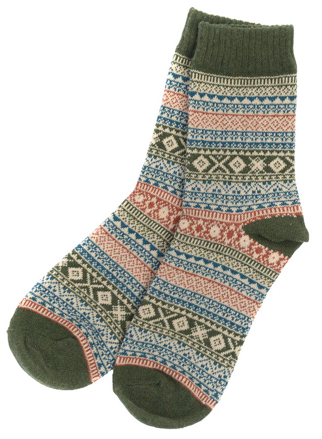 носки женские мелкий орнамент 36-41 шерсть tutu anna