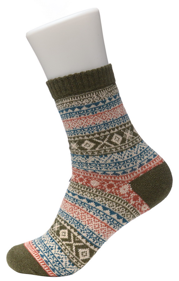 носки женские мелкий орнамент 36-41 шерсть tutu anna