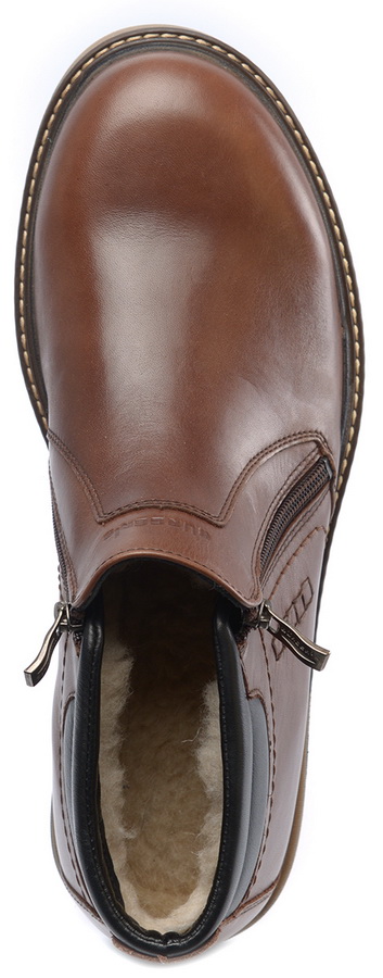 мужские ботинки натуральная кожа/ шерсть burgerschuhe россия