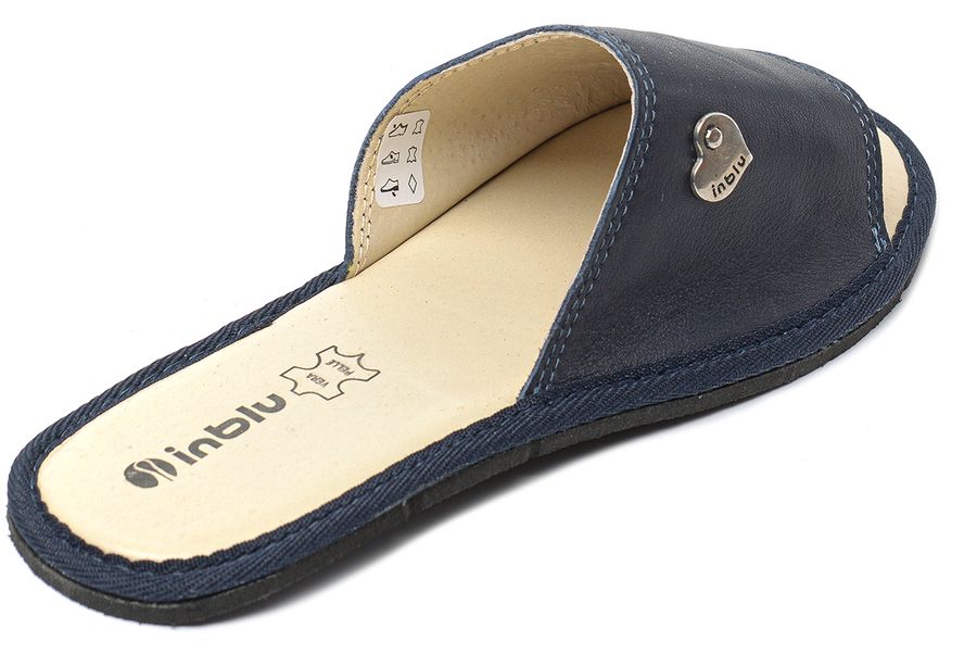 тапочки женские натуральная кожа inblu