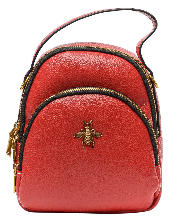 женский рюкзак-сумка натуральная кожа kiki lok корея