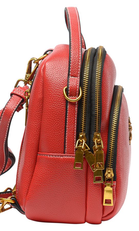 женский рюкзак-сумка натуральная кожа kiki lok корея