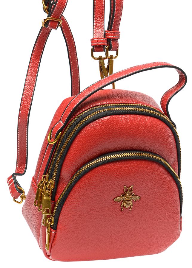 женский рюкзак-сумка натуральная кожа kiki lok корея