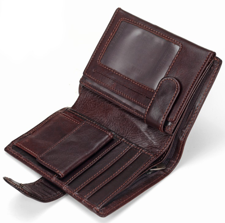 мужской кошелек  натуральная кожа корея