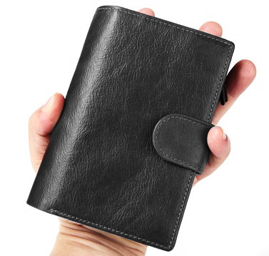 мужской кошелек  натуральная кожа корея