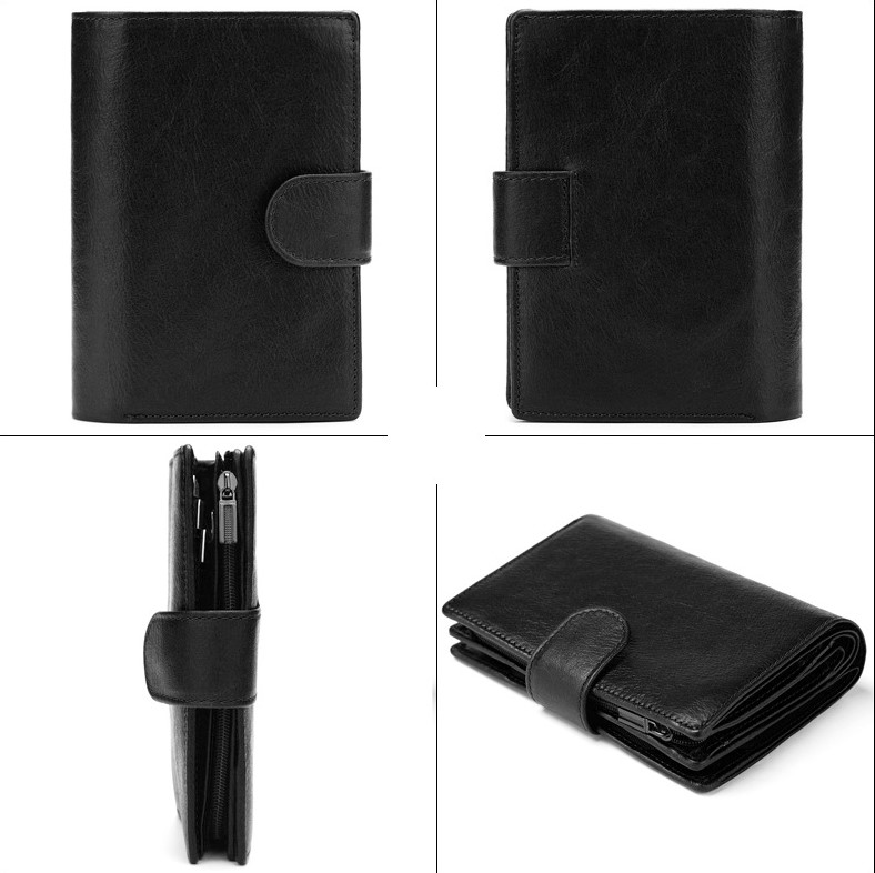 мужской кошелек  натуральная кожа корея