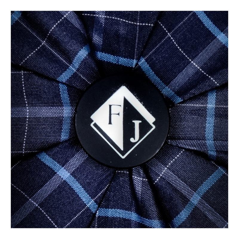 зонт мужской семейный клетка автомат антиветер flioraj