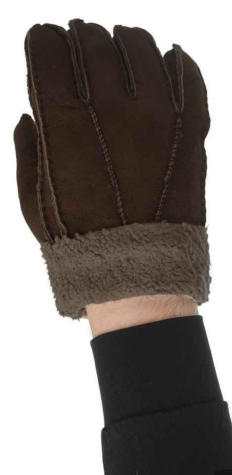 мужские перчатки  дубленка /мутон l(11)-xl(12)