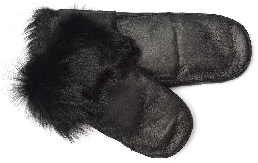 женские варежки дублёнка / мутон 7(s)-8,5(2xl)