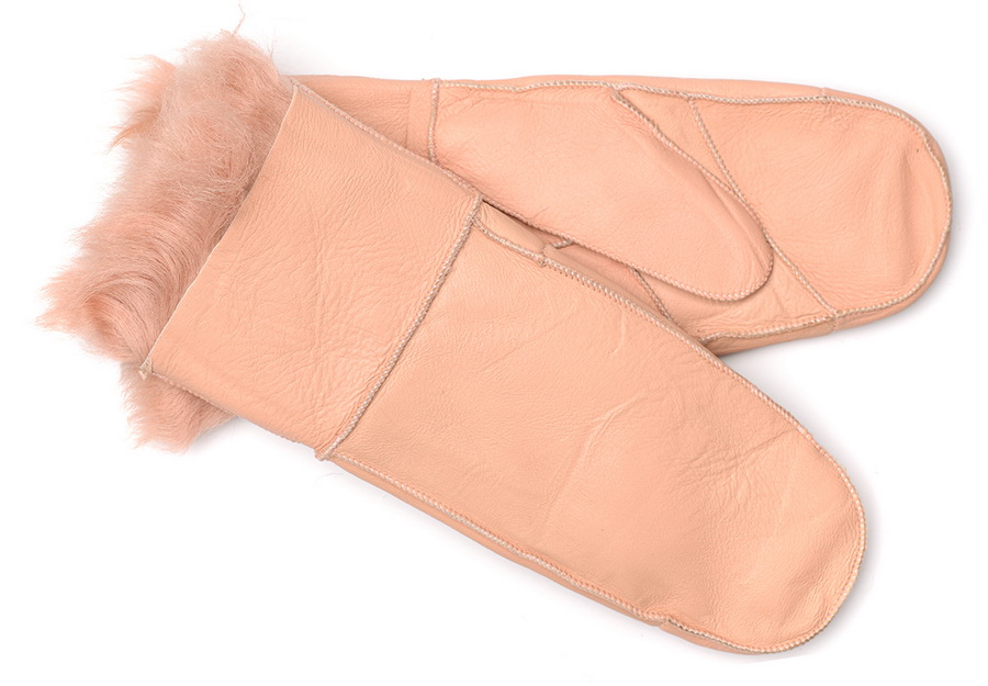 женские варежки дублёнка / мутон 7(s)-8,5(2xl)