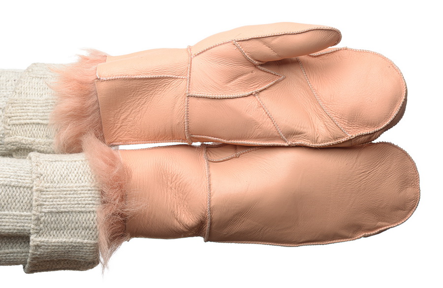 женские варежки дублёнка / мутон 7(s)-8,5(2xl)