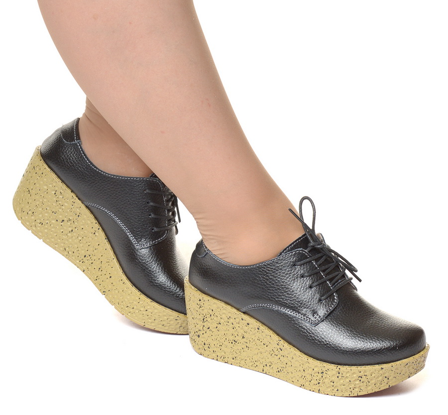 женские туфли на танкетке натуральная кожа binifoot/bnf тайвань