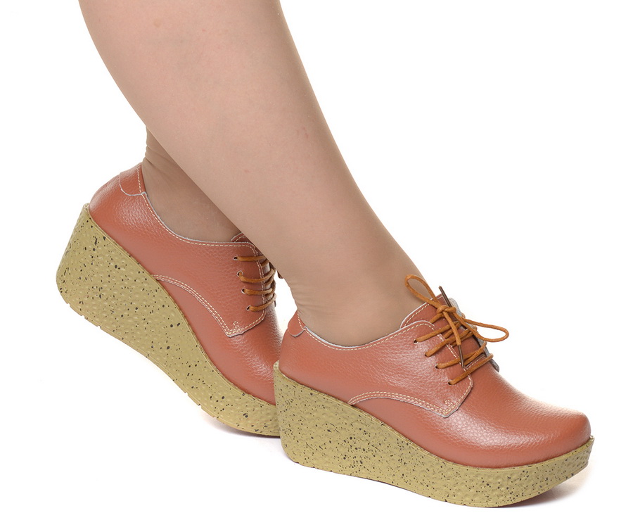 женские туфли на танкетке натуральная кожа binifoot/bnf тайвань