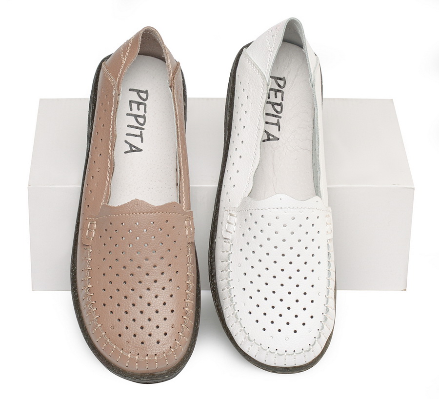 женские мокасины натуральная кожа pepita испания