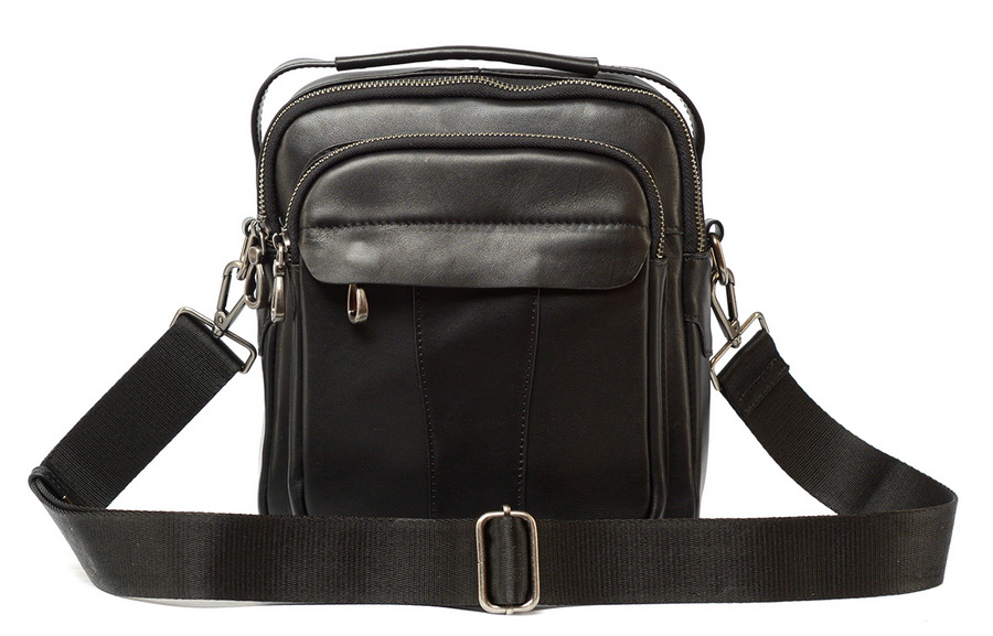 мужская сумка натуральная кожа kiki lok корея