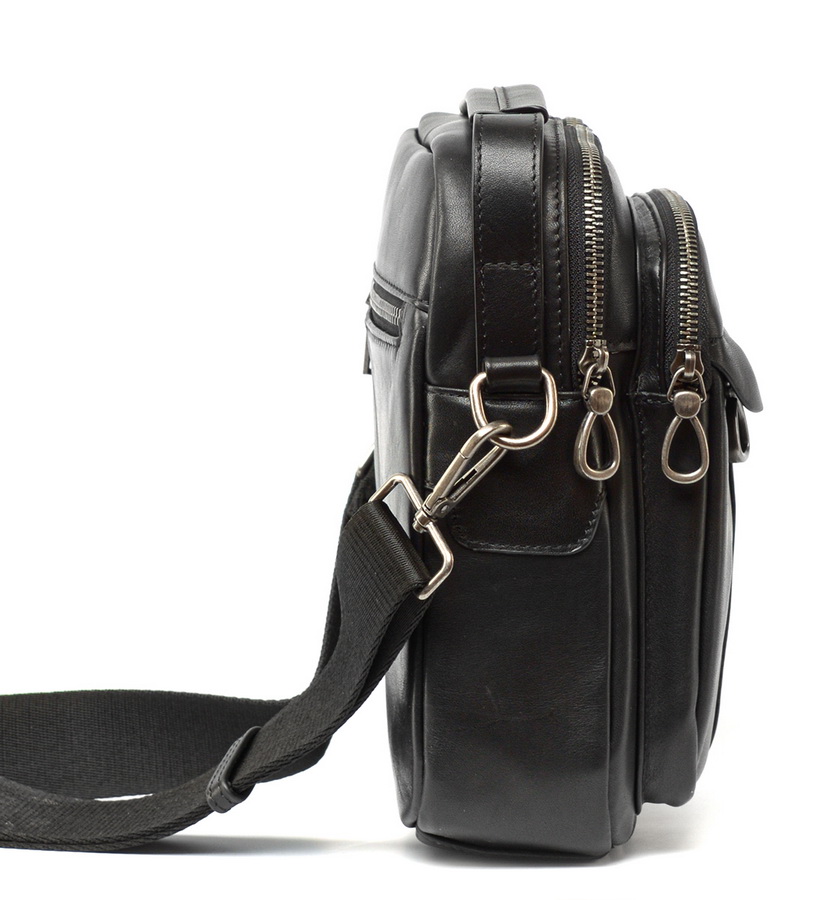 мужская сумка натуральная кожа kiki lok корея