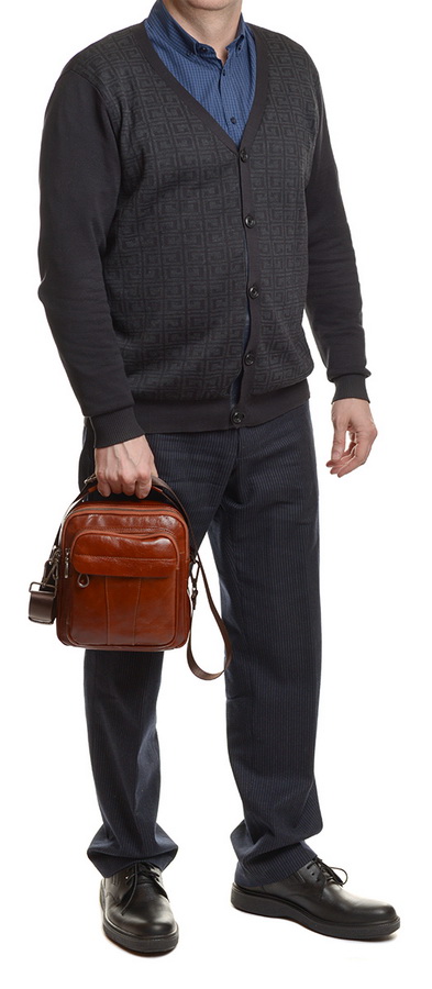 мужская сумка натуральная кожа корея