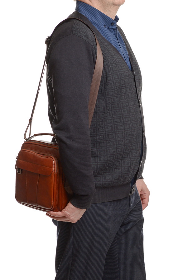 мужская сумка натуральная кожа корея