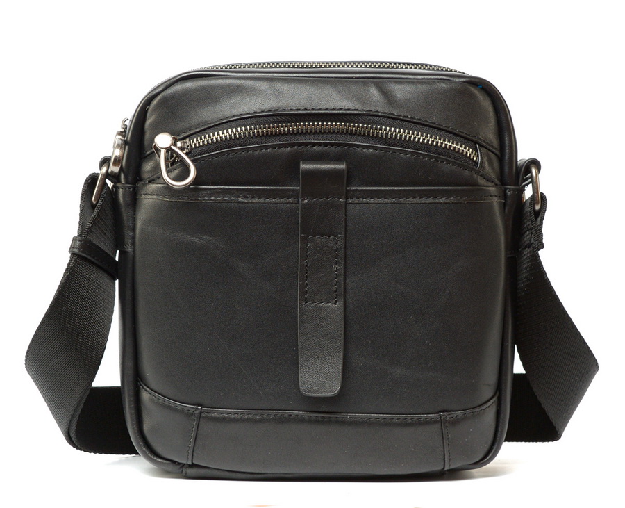 мужская сумка натуральная кожа kiki lok корея