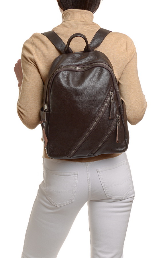 рюкзак натуральная кожа kiki lok корея