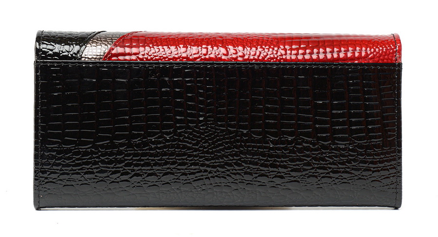 женский кошелек лаковый натуральная кожа тайвань