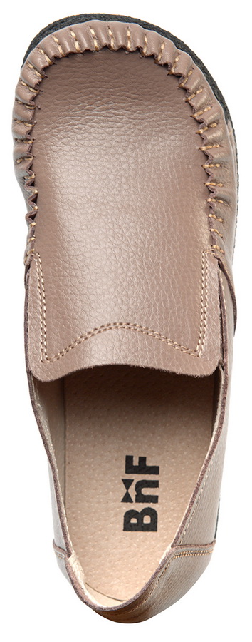 женские мокасины на танкетке натуральная кожа binifoot/bnf тайвань