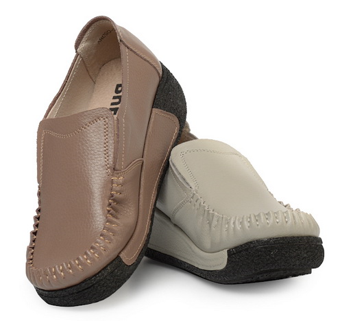 женские мокасины на танкетке натуральная кожа binifoot/bnf тайвань