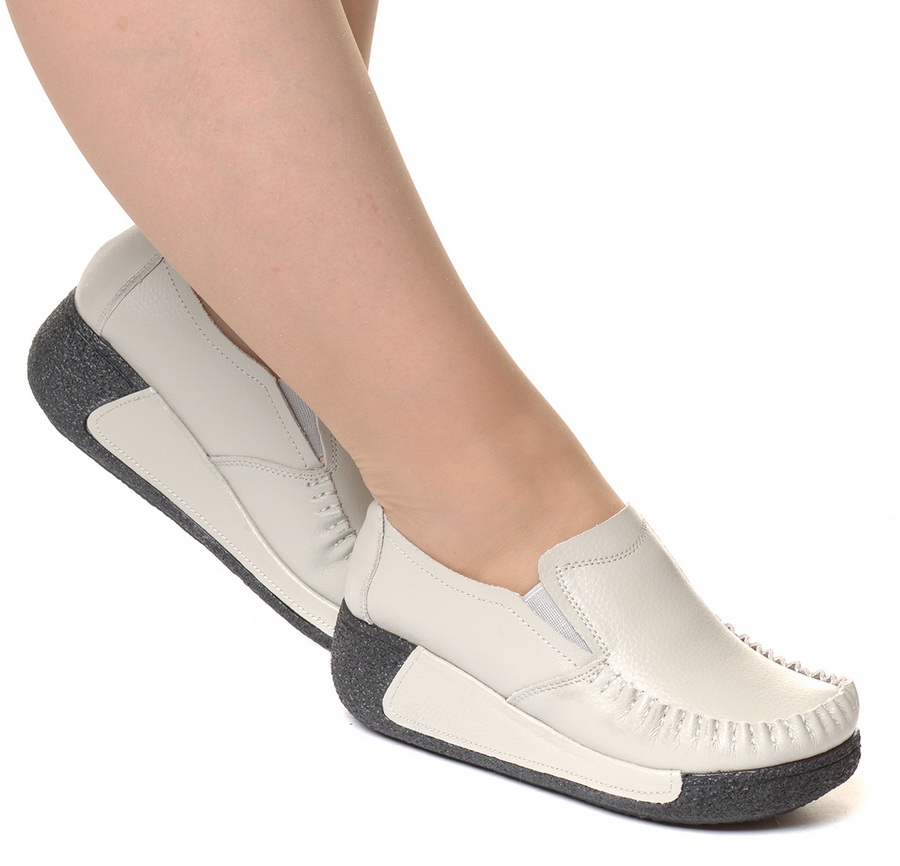 женские мокасины на танкетке натуральная кожа binifoot/bnf тайвань