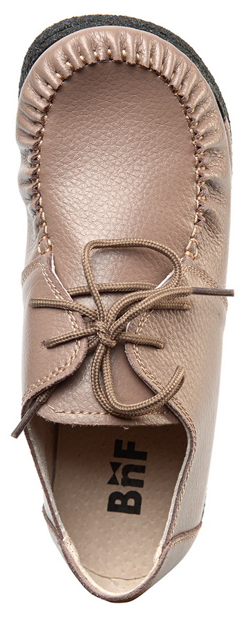 женские мокасины на шнурке натуральная кожа binifoot/bnf тайвань