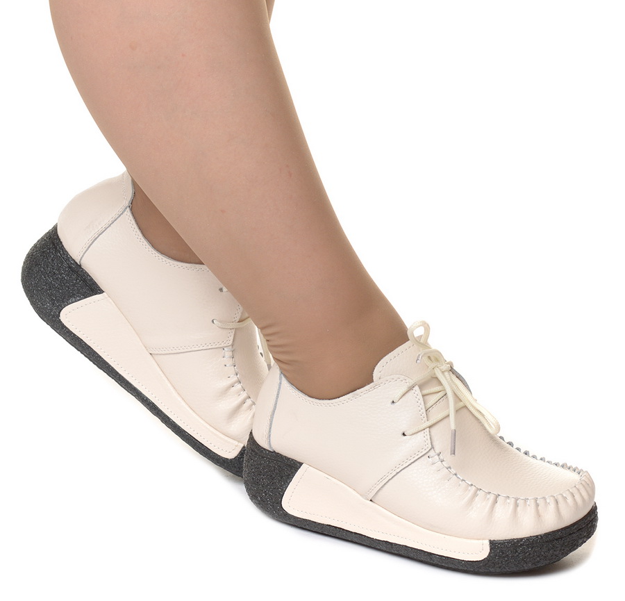 женские мокасины на шнурке натуральная кожа binifoot/bnf тайвань