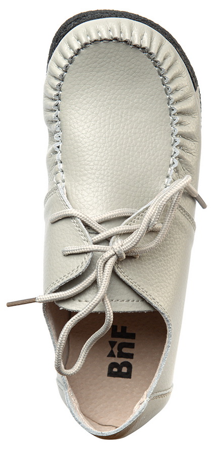 женские мокасины на шнурке натуральная кожа binifoot/bnf тайвань