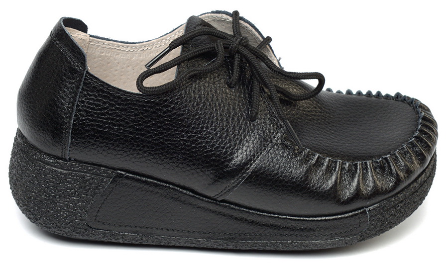 женские мокасины на шнурке натуральная кожа bnf тайвань