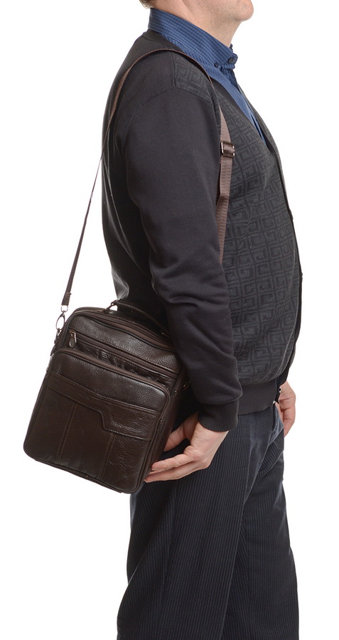 мужская сумка натуральная кожа zhenhuc