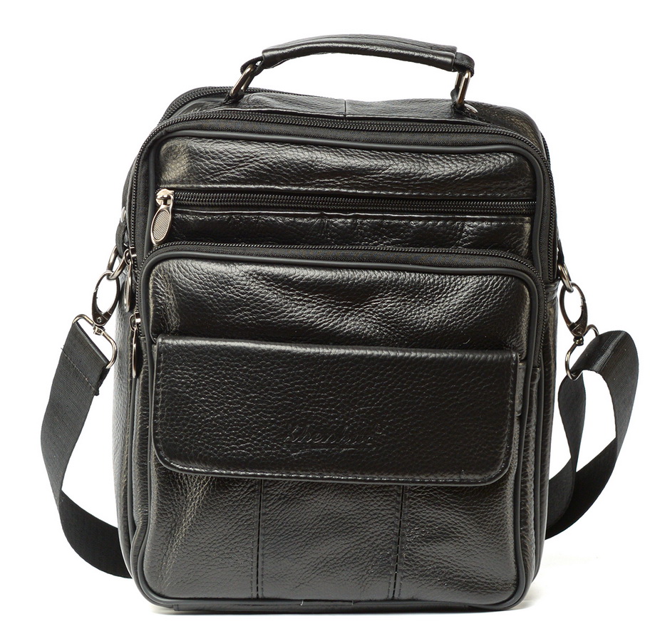 мужская сумка натуральная кожа zhenhuc