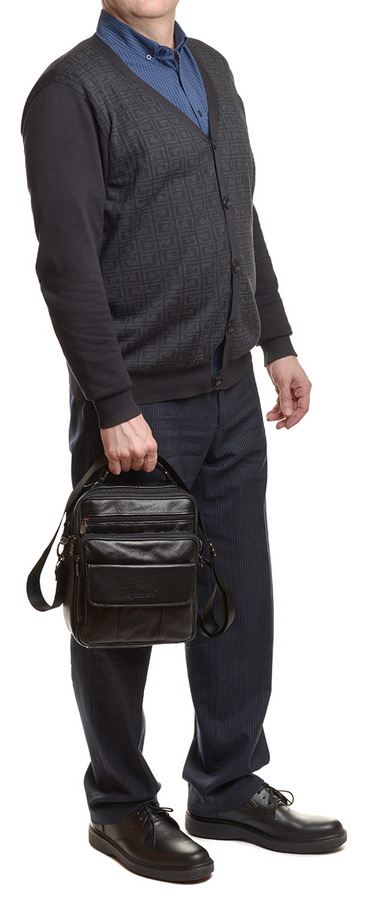 мужская сумка натуральная кожа zhenhuc