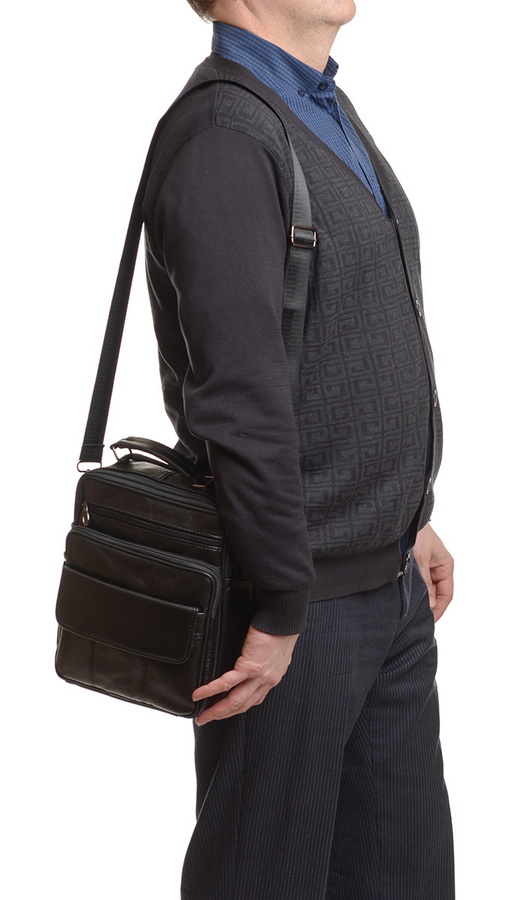 мужская сумка натуральная кожа zhenhuc