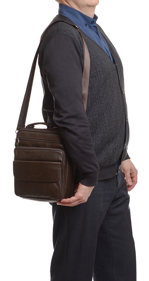 мужская сумка натуральная кожа zhenhuc