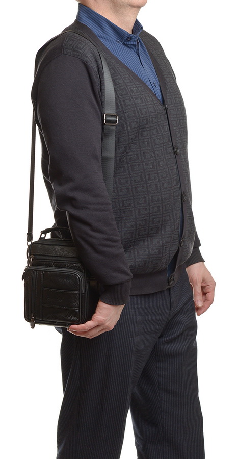 мужская сумка натуральная кожа zhenhuc