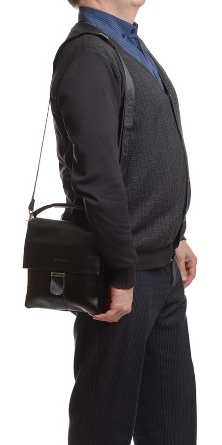 мужская сумка натуральная кожа catiroya