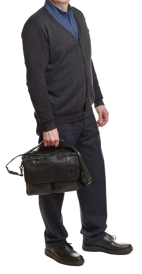 мужская сумка натуральная кожа тайвань