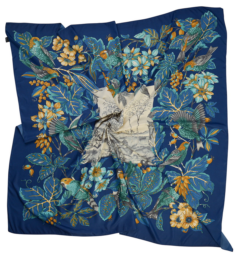 платок 100% шелк италия