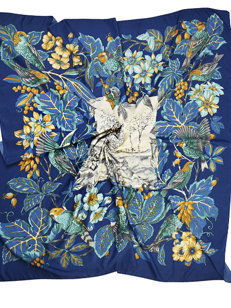 платок 100% шелк италия