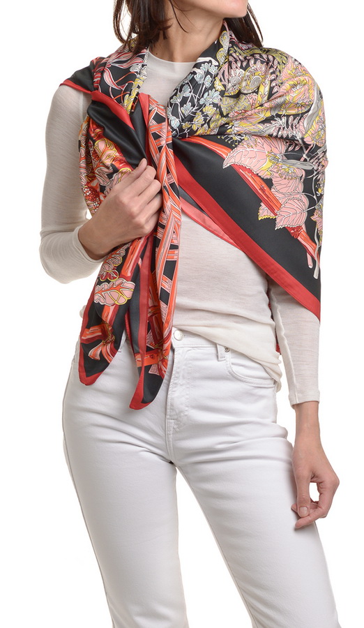 платок 100% шелк италия