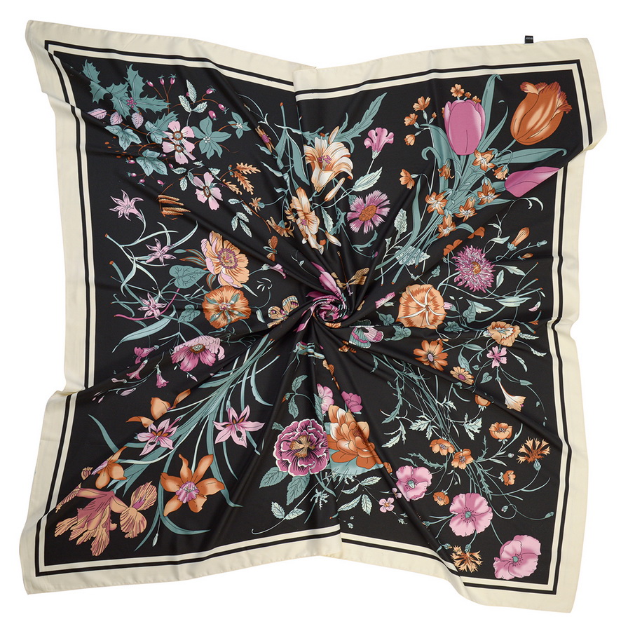 платок 100% шелк италия