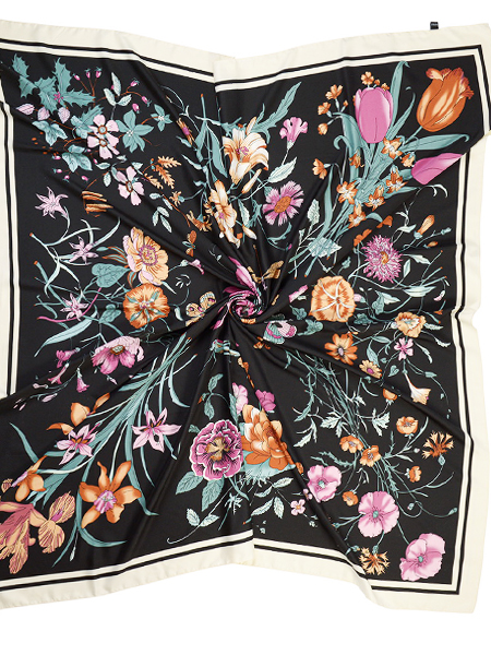 платок 100% шелк италия