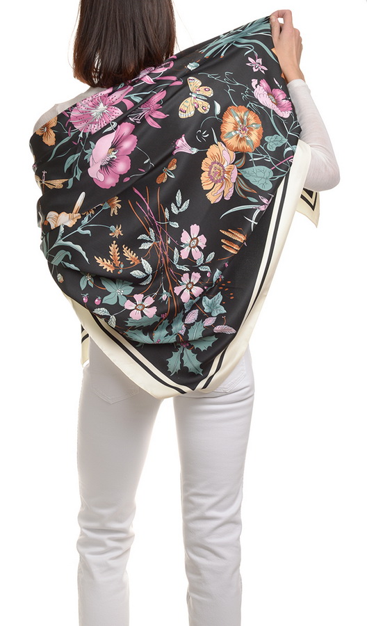 платок 100% шелк италия