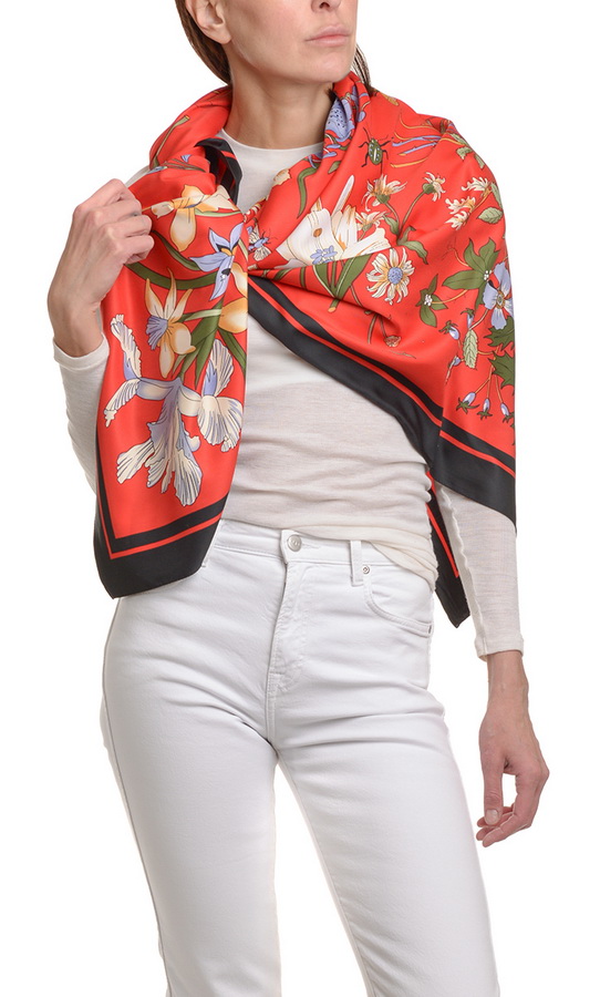 платок 100% шелк италия