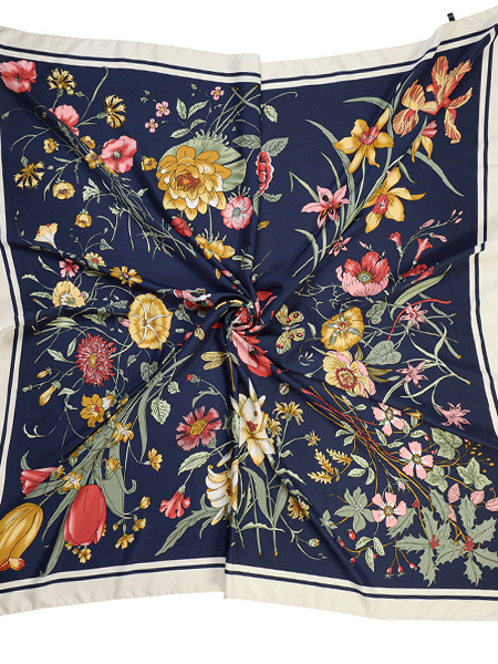 платок 100% шелк италия